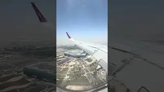 Flight Landing at Kuwait International Airport