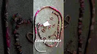 HelgaTh&eacute;#Jewerly&fabric #bijouxfantaisie #diyjewellerymaking#shortvideo#bijouxtendence#curent bijoux