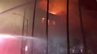 LAFD Major Emergency Structure Fire in Westlake