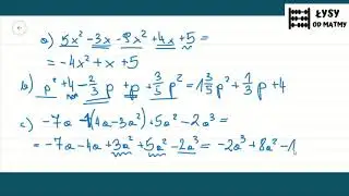 8 klasa: przekształcenia algebraiczne, dużo przykładów z GWO, matematyka z plusem