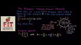 Gauss’/Divergence Theorem Explained: Flux & Divergence | Multivariate Calculus Series, Part 11