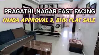 KUKATPALLY#PRAGATHI NAGAR, FURNISHED SEMI#GATED COMMUNITY ,3 BHK FLAT SALE