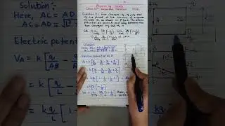 PYQs electrostatic potential and capacitance #physics #class12th #pyqs #shorts #electrostatics