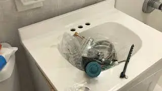 Installation Review of Project Source 24-in White Single Sink Bathroom Vanity with White Marble Top
