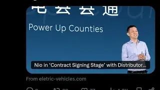 Nio Huge Breaking News They Are Set For 25 Countries With Cost Saving Model #nio