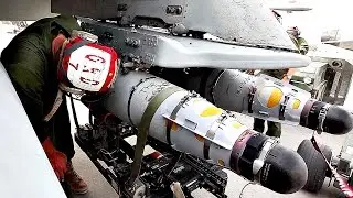 F/A-18 Prepare & Launch For Strike Mission