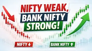 Bank Nifty Showing Strength While Nifty Weakens | Market Insight