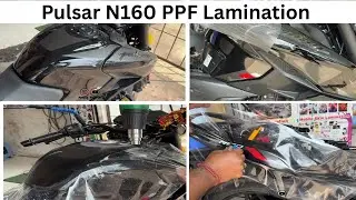 Pulsar N160 PPF Lamination ❤️❤️ || Full Bike Lamination