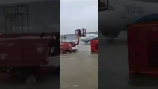Cyclone #michaungcyclone  impact in #chennai  Airport