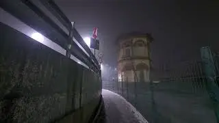 Pasajul Nou, dimineața pe ceață, R&acirc;mnicu V&acirc;lcea, 23.01.2026 - DJI Osmo Action 5 Pro #R&acirc;mnicuV&acirc;lcea