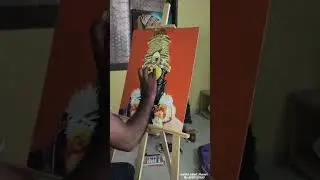 Canvas Painting of Lord Vitthal | Devotional Art By Rahul Bhamare #Vittalpainting #LordVittal