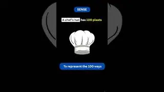 Chef's hat pleats means    #shorts #ytshorts #viralshorts #trendingshorts #youtubeshorts