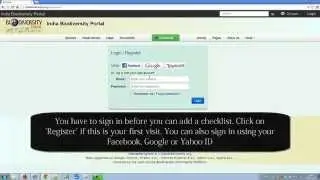 Uploading a checklist to IndiaBiodiversity.org