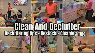 CLEAN AND DECLUTTER : NEW CLEANING TIPS + LIFE CHANGING DECLUTTERING TIPS + SATISFYING RESTOCKING ✨