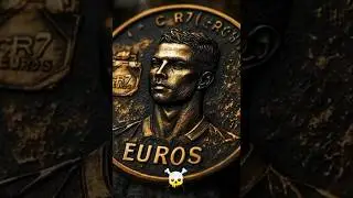 Ronaldo Euro Coin by Portugal 💀