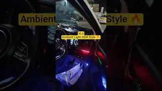 Maruti XL6 Ambient Lights 🔥 | Premium Interior Glow 😍 #shorts @mrbeast