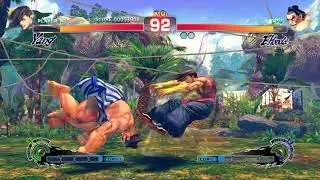 Super Street Fighter IV Gameplay : Yang vs E.Honda gamescom