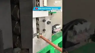 Copper Insulation Tube Flaring And Nut Assembly Machine For Air Conditioning