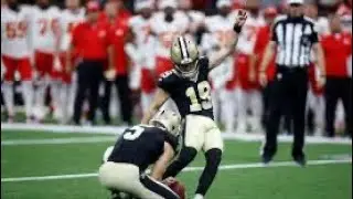 Blake Grupe First Career Field Goal | Titans vs Saints | September 10, 2023