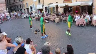 Capoeira brasileira em Roma