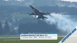 4Kᵁᴴᴰ Hellenic Air Force F-16 Demo Team 