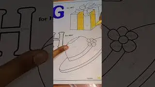 Colouring G For Gift 🎁 #shorts #youtubeshorts #shortvideo