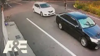 Car vs. Baseball Bat - Confrontation Between Drivers | Road Wars | A&E