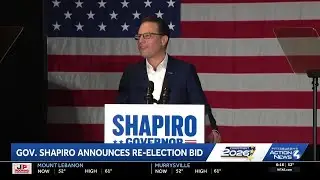 Pennsylvania Gov. Josh Shapiro announces run for second term in Pittsburgh