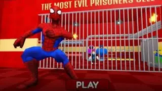 SPIDERMAN' S PRISON RUN (OBBY) #roblox #roblox #funny #viralvideo 