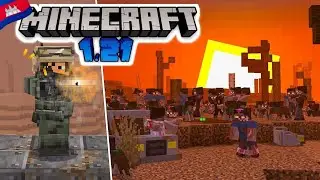 នេះជា Mod Zombie apocalypse | ក្នុង Minecraft Bedrock Edition | Version 1.21