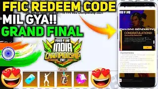 FREE FIRE INDIA CHAMPIONSHIP REDEEM CODE 2021 | FREE FIRE REDEEM CODE TODAY | GRAND FINAL