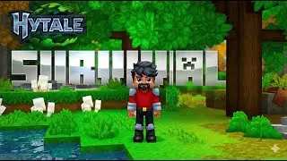 PRIMEIRO SERVIDOR DE HYTALE SURVIVAL RPG - Skills, Terrenos, Economia.