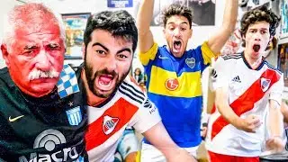 Reacciones de HIJO de RIVER y PADRE de RACING | Torneo Argentino 2019