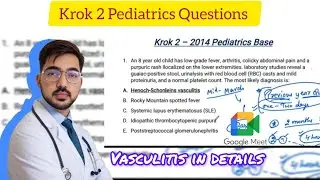 KROK 2 PEDIATRICS BASE Live Class |Google Meet| #krok2 #krok #ukraine