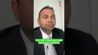 10 yr ILR - Visas which break continuity of residence