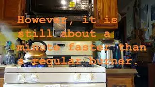 Faster Gas Kettle?  Timing ours that has a Lip!