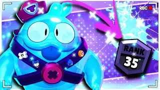 FUI O PRIMEIRO BRASILEIRO COM SQUEAK RANK 35 (1250🏆) E TOP 1 GLOBAL NO BRAWL STARS!!!