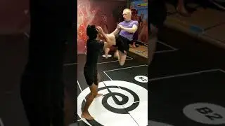 Muay Thai Jumping Knee Set up #shorts