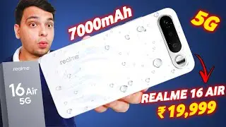 Realme 16 Air 5G is Here With 7000mAh Big Battery 🔥 Realme 16 Air Price in India & Features