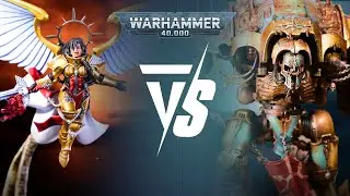 Adepta Sororitas Vs Chaos Knights Warhammer 40k 10th Edition Live 2000pts Battle Report