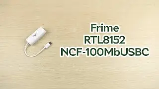 Розпаковка Frime USB TYPE-C 100Mbit Ethernet RTL8152 (NCF-100MbUSBC)