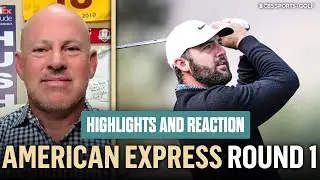 Scottie Scheffler (-9) Cards 63, Min Woo Lee Leads After Round 1 | 2026 American Express Recap