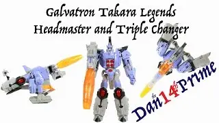 Гальватрон Трансформеры Takara Legends vs Hasbro Titans Return Voyager Headmaster Тройной чейнджер игрушка