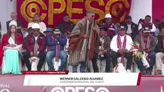 ENTREGA DE LA NUEVA CARRETERA MARAS - MORAY EN URUBAMBA GRACIAS AL GOBIERNO REGIONAL CUSCO