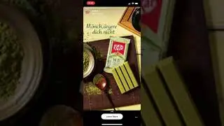 KitKat Green Tea Matcha (Nestle) | #Ad Campaign Instastories 2019