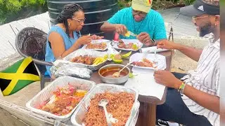 Full joying my dinner at sunriseboss outdoor kitchen sitting eating on the rooftop