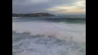 8 meter waves on Bondi Beach