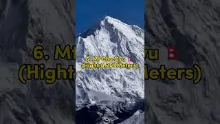 Top 10 Highest Mountains in the World||worldtop||#shorts #top10 #viral #mountains