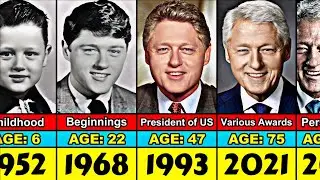 Bill Clinton Transformation From 0 to 78 Year Old