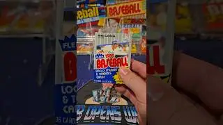 1989 Fleer Baseball cards Cello Pack Opening #vintagecards #sportscollectibles